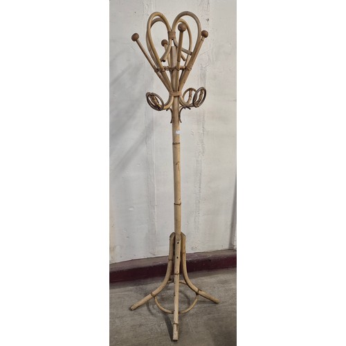 27 - An Italian bamboo coat stand