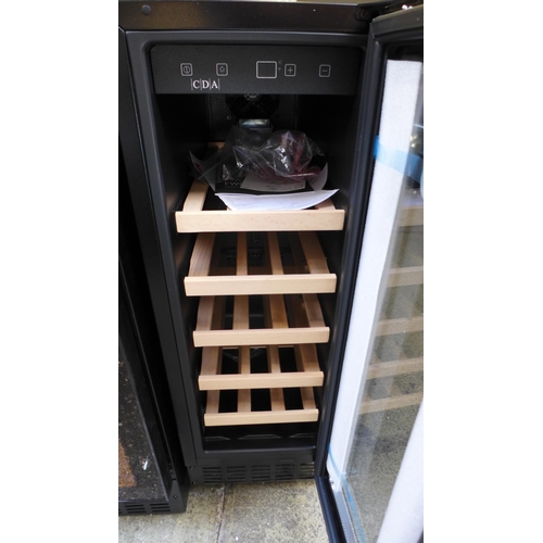 4093 - 2x Mixed 30cm Wine Coolers inc viceroy/CDA ( one door damaged) (552-112, 228) *This lot is subject t... 