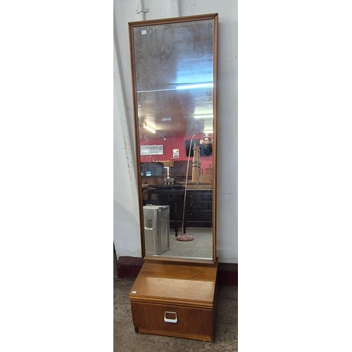 62 - A William Lawrence teak dressing mirror