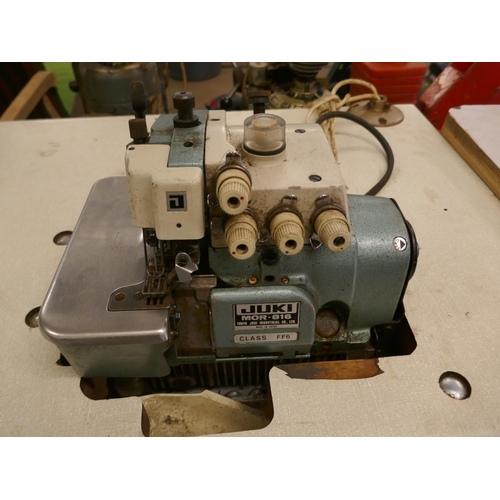 2151 - A Juki MOR-816 Class FF6, 5 thread over locking sewing machine