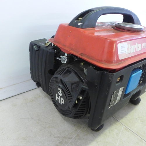 2011 - A Clarke Power G1200 generator -1100W, 240v