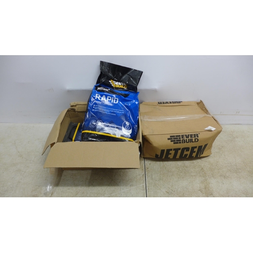 2034 - 4 x 6kg bags of Everbuild Jetcem fast setting cement