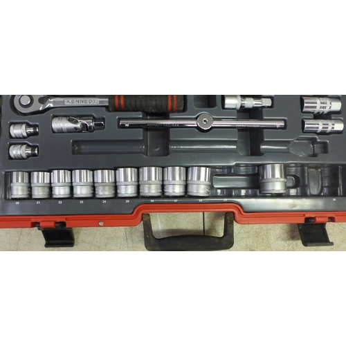 2044 - A Kennedy cased socket set (Incomplete)