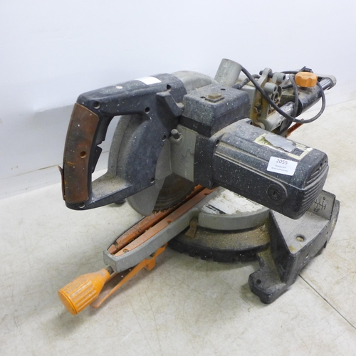 2055 - An Evolution Rage 3 sliding compound mitre saw