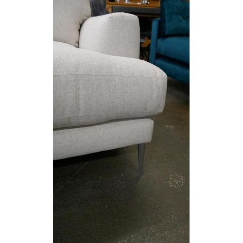 1471 - An oatmeal upholstered three seater sofa, brand new RRP £1019