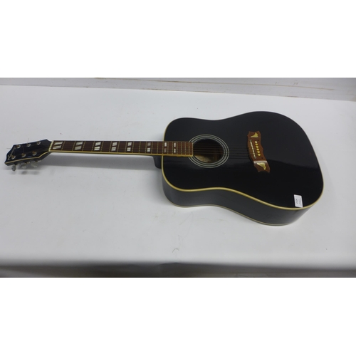 2104 - A Lorenzo 6-string acoustic guitar and an Admira 6-string acoustic guitar with case