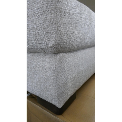 1434 - An oatmeal weave footstool, brand new