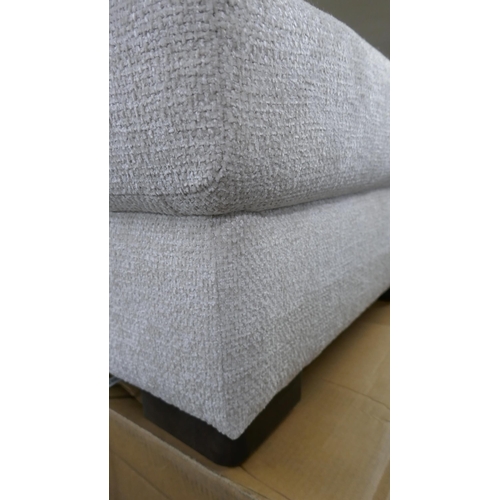 1435 - An oatmeal weave footstool, brand new