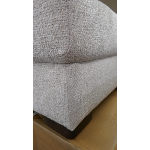 1440 - An oatmeal weave footstool, brand new