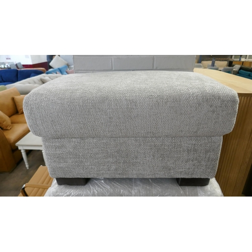 1446 - A silver weave footstool, brand new