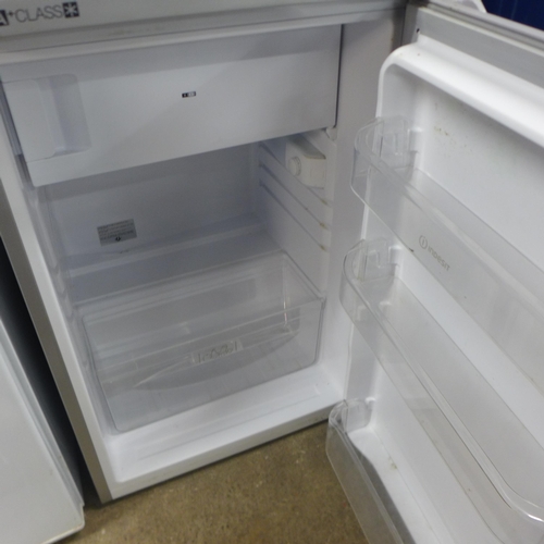 2141 - An Indesit A+class under counter fridge with ice box