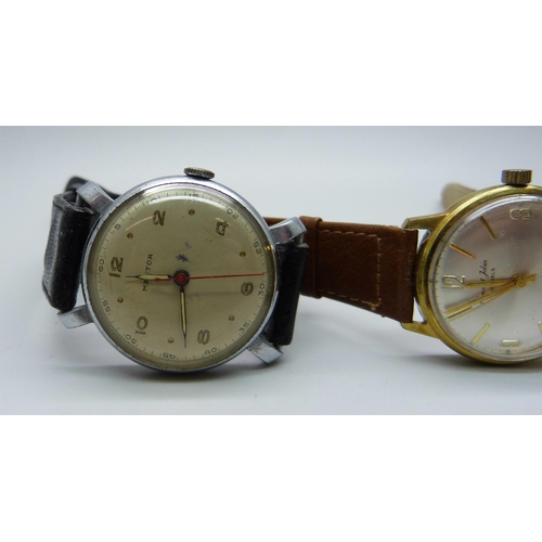 1068 - Two vintage wristwatches; House of Jobin and Mentor