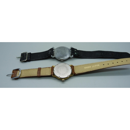 1068 - Two vintage wristwatches; House of Jobin and Mentor