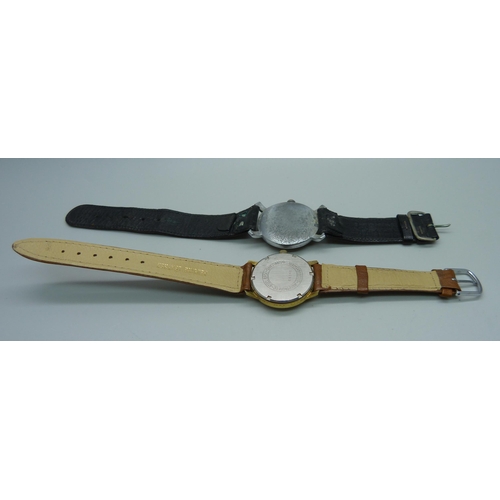 1068 - Two vintage wristwatches; House of Jobin and Mentor