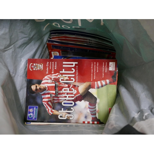 1085 - Over 150 Stoke City home and away football programmes, some autographed