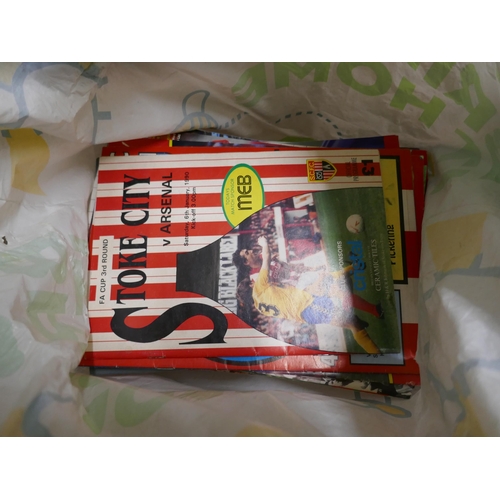 1085 - Over 150 Stoke City home and away football programmes, some autographed