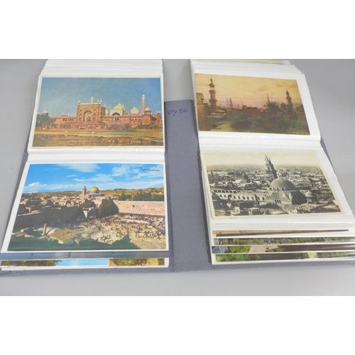 621 - Postcards - an album of 56 Islamic postcards