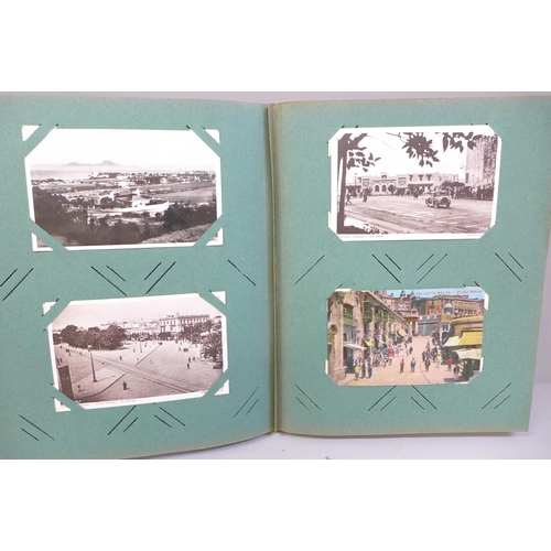 667 - A postcard album with 212 early 20th century postcards of Turkey, Egypt and other Mediterranean coun... 