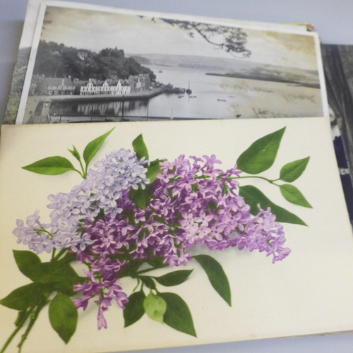 685 - A box of postcards - vintage to modern