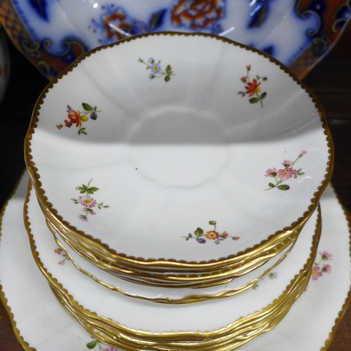 688 - A collection of Royal Crown Derby Derby Posies, teawares including five tea cups and a coffee cup, o... 