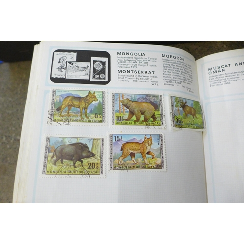 716 - Eleven albums of worldwide stamps