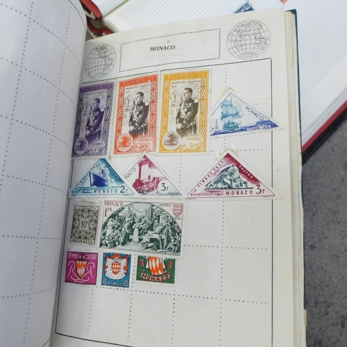 716 - Eleven albums of worldwide stamps