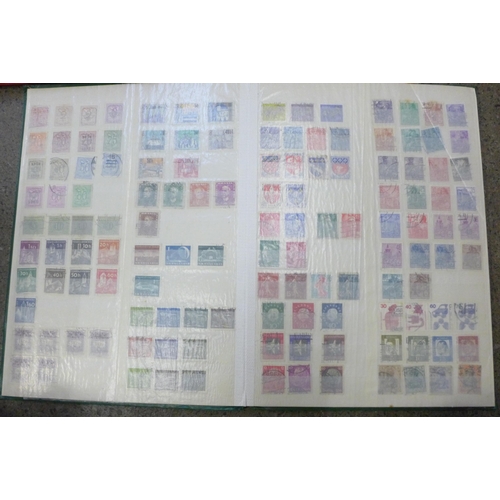 716 - Eleven albums of worldwide stamps