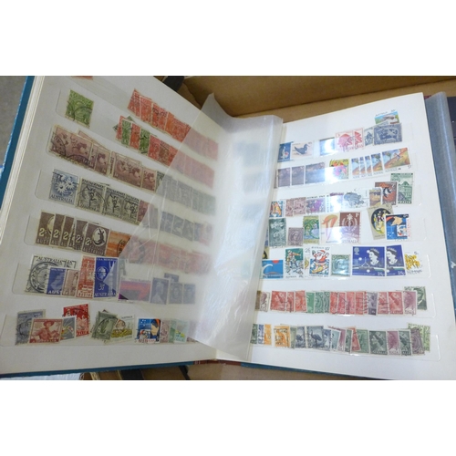 716 - Eleven albums of worldwide stamps