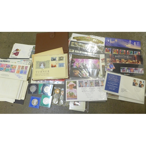 724 - The Turner Bicentenary medallic first day cover, thirty seven first day covers, eighteen Royal Mail ... 