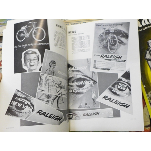 738 - Five The Raligram Raleigh Cycles journals, six The Connoisseur magazines, 1930s and seventeen The Bo... 