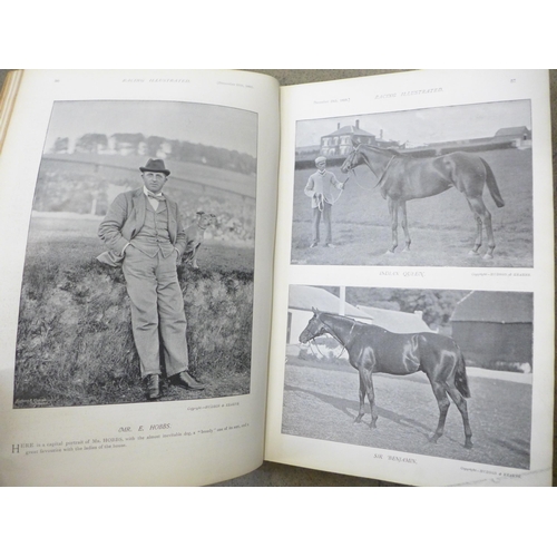 741 - Three volumes, Racing Illustrated, late 19th century