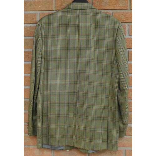 754 - A Daks gents 100% cashmere jacket, Prince of Wales check, size 42