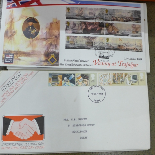 761 - A collection of first day covers, 1980s and 1990s