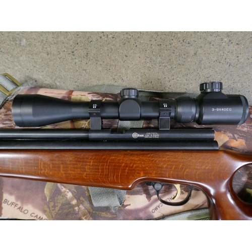 798 - A SMK QB78DL .22 calibre CO² air rifle with 3-9x40EG scope and soft case **PLEASE NOTE THIS LOT IS N... 