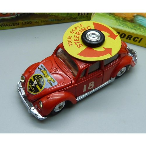 811 - A Corgi Toys 256 Volkswagen 1200, later box a/f