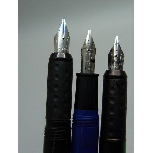 874 - Three Bakelite Sheaffer pens