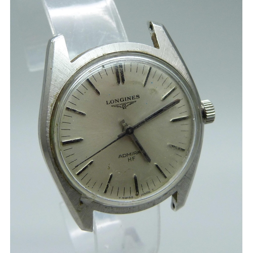 933 - A Longines Admiral HF wristwatch