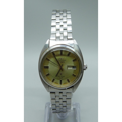 937 - A Technos Sky Light automatic 25 jewels wristwatch