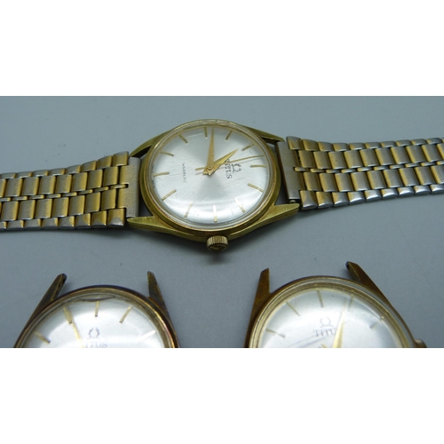 940 - Three Titus wristwatches