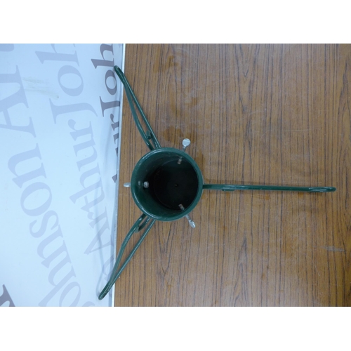 2258 - A large Christmas tree holder - metal
