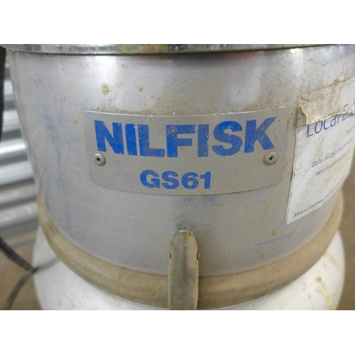 2312 - A Nilfisk GS61 workshop vacuum cleaner