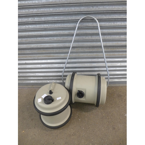 2316 - 2 caravan water butts