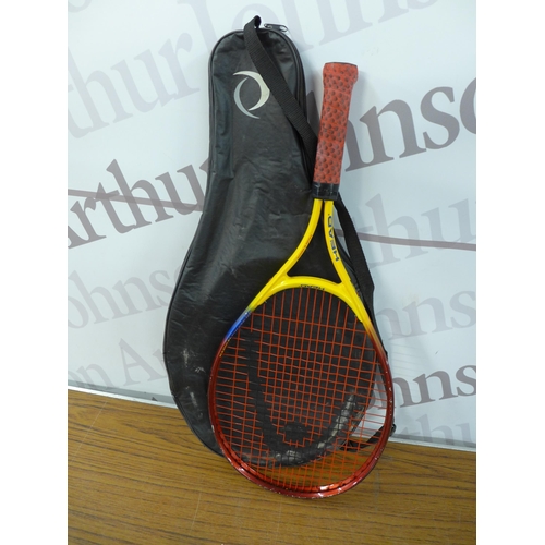 2321 - A quantity of sports rackets including: table tennis, badminton and squash