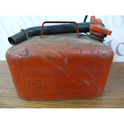 2327 - A 1997 Jerry can and 2 petrol cans