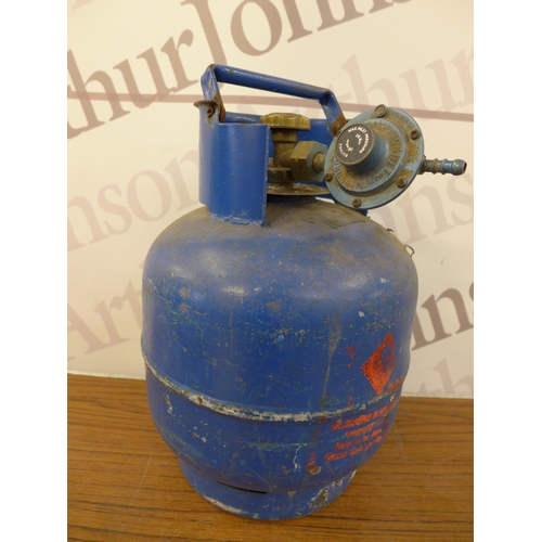 2328 - A Lytham camping stove and 12kg Calor Gas bottle