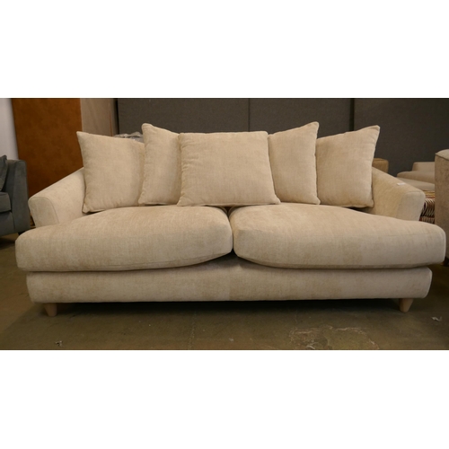 1505 - A calico velvet three seater sofa - Brand new RRP £989