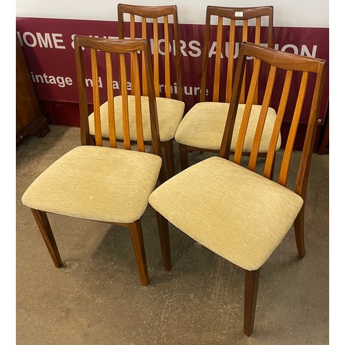 67 - A set of four G-Plan Fresco teak dining chairs