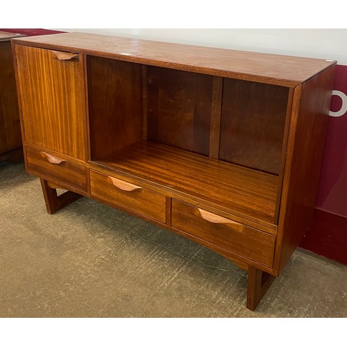 73 - A teak side cabinet