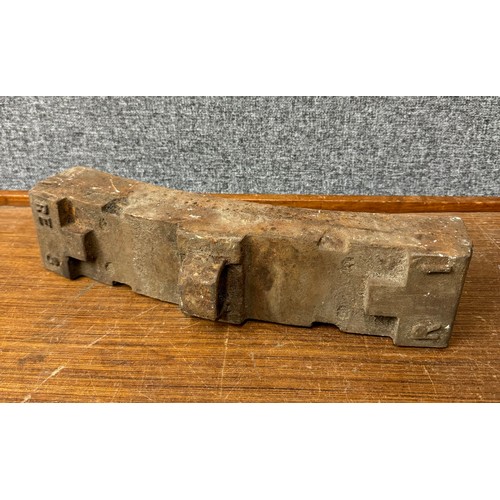 379 - A British railway brake block for coaches