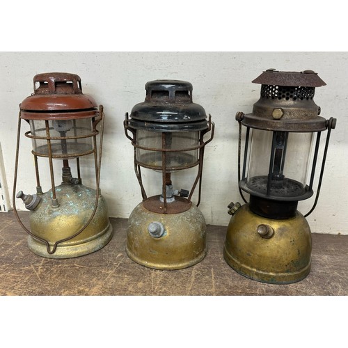 363 - Three tilley lamps